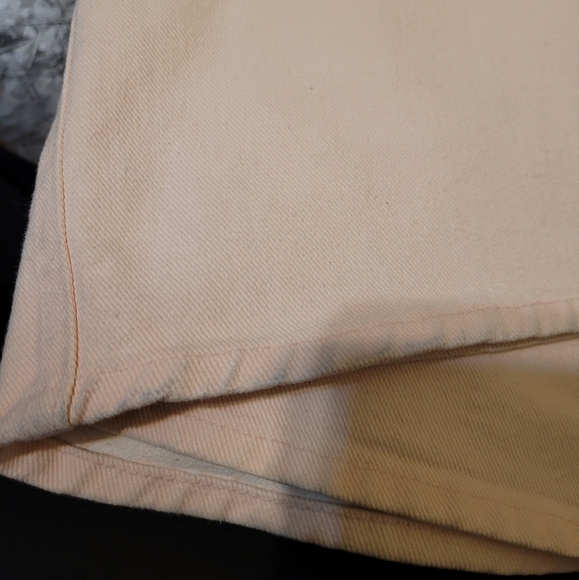 Mondo blue small vintage baby pink denim pencil jean skirt - Picture 8 of 9